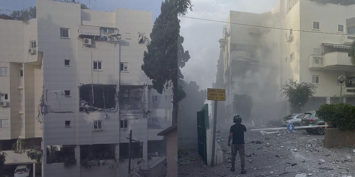 Попадание ракеты в жилой дом в Реховоте. Один погибший. Хроника операции «Щит и стрела»